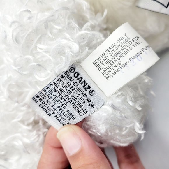 Webkinz Lil' Kinz White Persian Cat White Terrier Dog Puppy Small Plush No Code - Picture 8 of 11